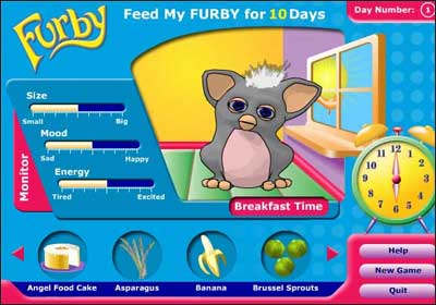 Image from Feed my Furby